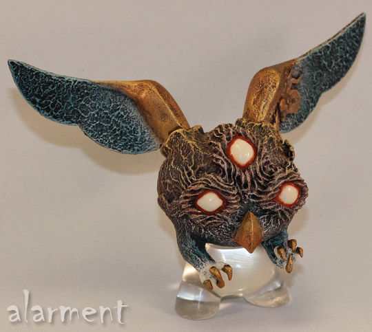 Night Terror Owl alarment custom dunny