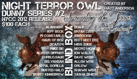 alarment Night Terror Owl Dunny Series Poster